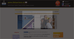 Desktop Screenshot of datoavisos.ec